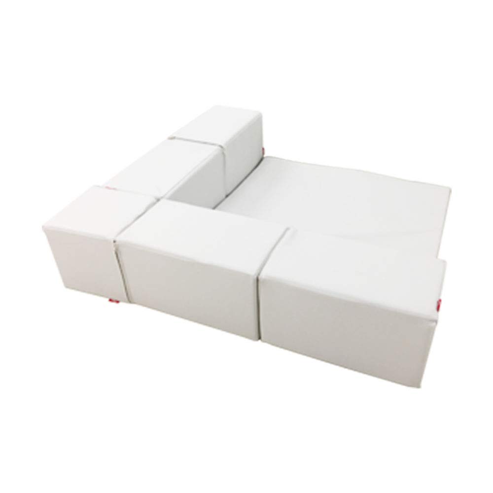 キッズブロック /ソフトブロック 113×113cm ブルー×ホワイト